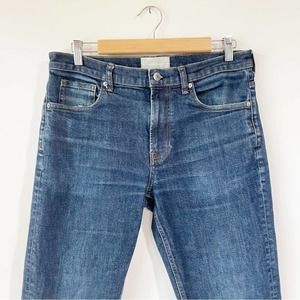 Everlane Men Straight Jeans 33x32 Blue Stretch